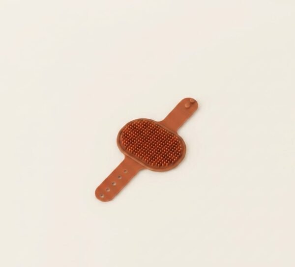 Adjustable cleaning silicone pet massage bath brush